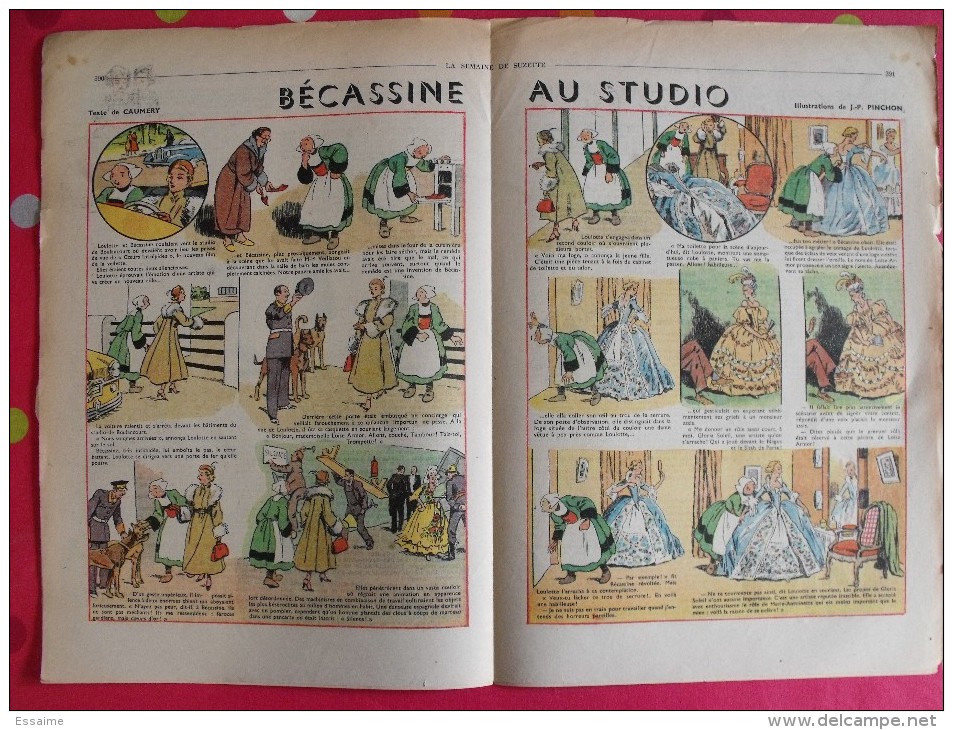 10 revues La Semaine de Suzette 1950. Bécassine Pinchon, Manon Iessel, Sels, Pécoud, Salcedo, Desrieux. A redécouvrir