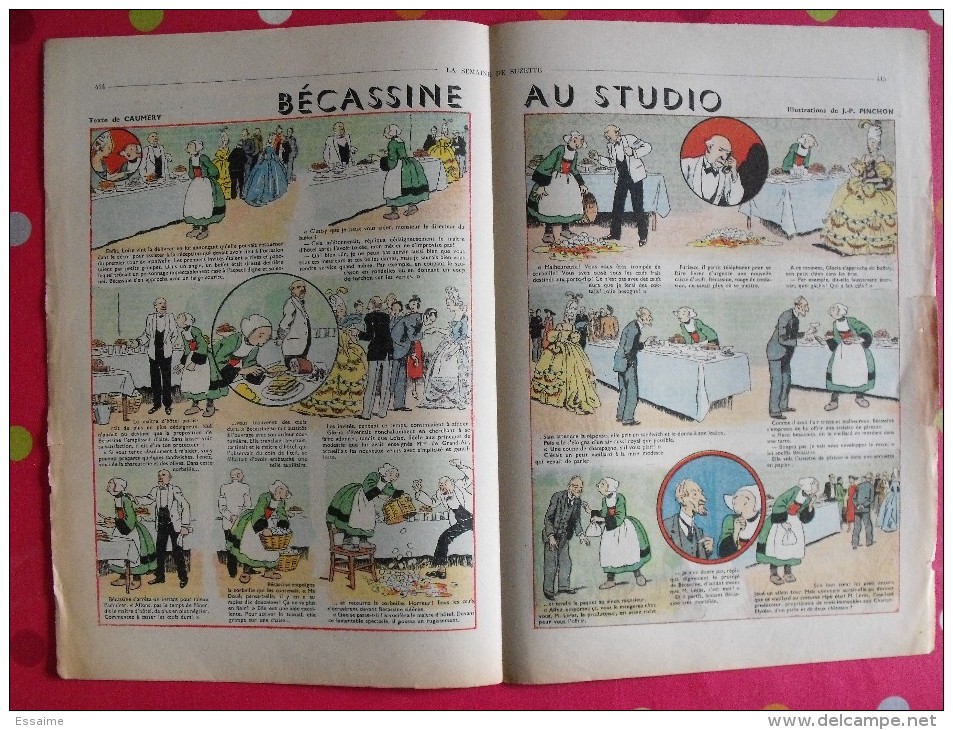 10 revues La Semaine de Suzette 1950. Bécassine Pinchon, Manon Iessel, Sels, Pécoud, Salcedo, Desrieux. A redécouvrir