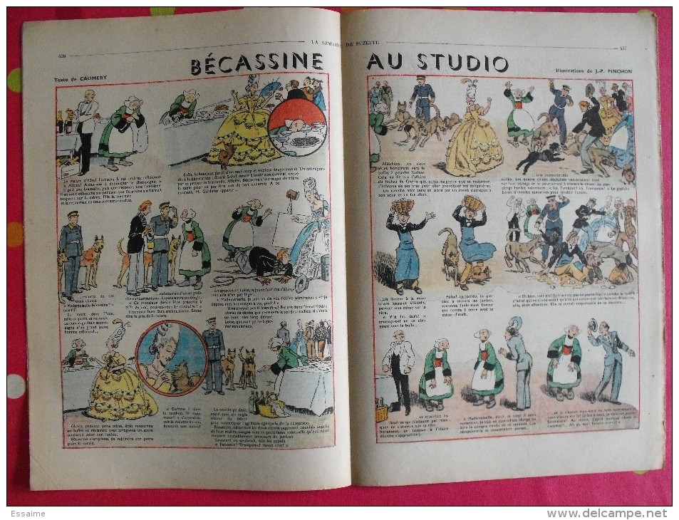 10 revues La Semaine de Suzette 1950. Bécassine Pinchon, Manon Iessel, Sels, Pécoud, Salcedo, Desrieux. A redécouvrir