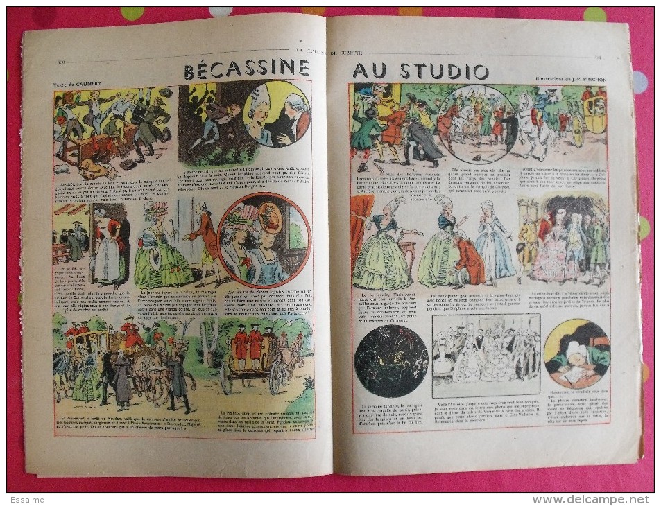 10 revues La Semaine de Suzette 1950. Bécassine Pinchon, Manon Iessel, Sels, Pécoud, Salcedo, Desrieux. A redécouvrir