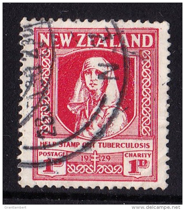 New Zealand 1929 Health Nurse - Anti TB Fund Used - See Notes - Gebruikt