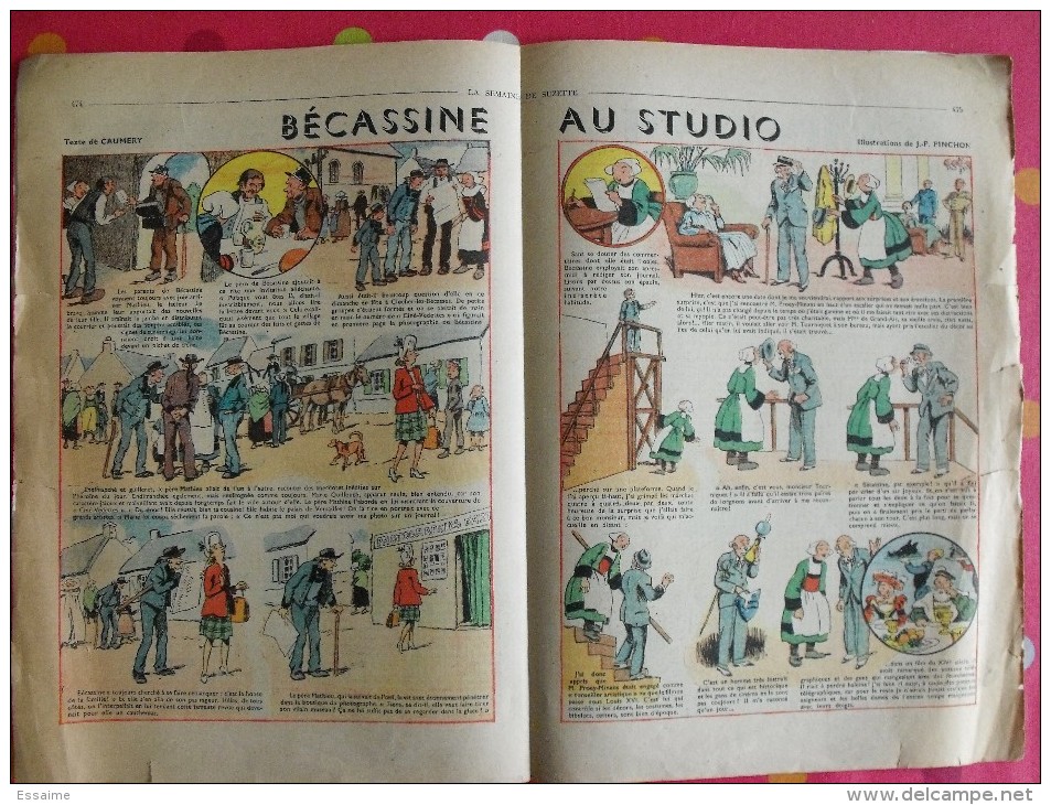 13 Revues La Semaine De Suzette 1950. Bécassine Pinchon, Manon Iessel, Sels, Pécoud, Salcedo, Desrieux. A Redécouvrir - La Semaine De Suzette