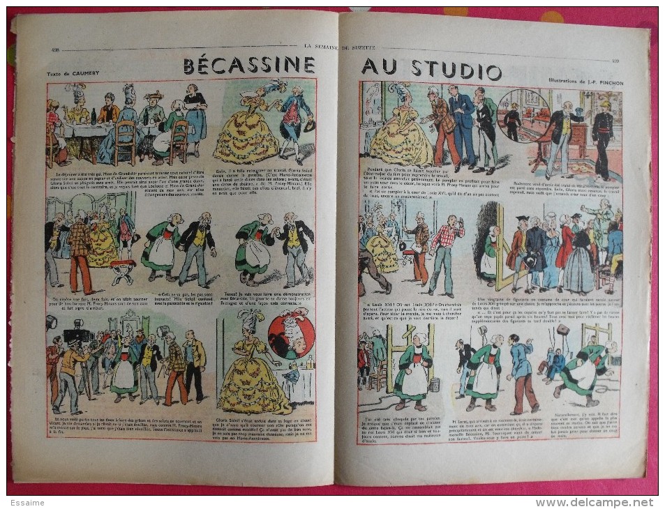 13 revues La Semaine de Suzette 1950. Bécassine Pinchon, Manon Iessel, Sels, Pécoud, Salcedo, Desrieux. A redécouvrir