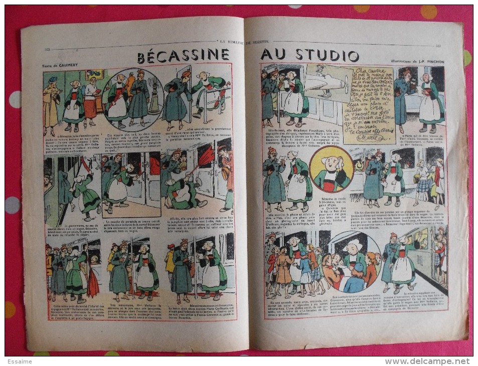 13 revues La Semaine de Suzette 1950. Bécassine Pinchon, Manon Iessel, Sels, Pécoud, Salcedo, Desrieux. A redécouvrir