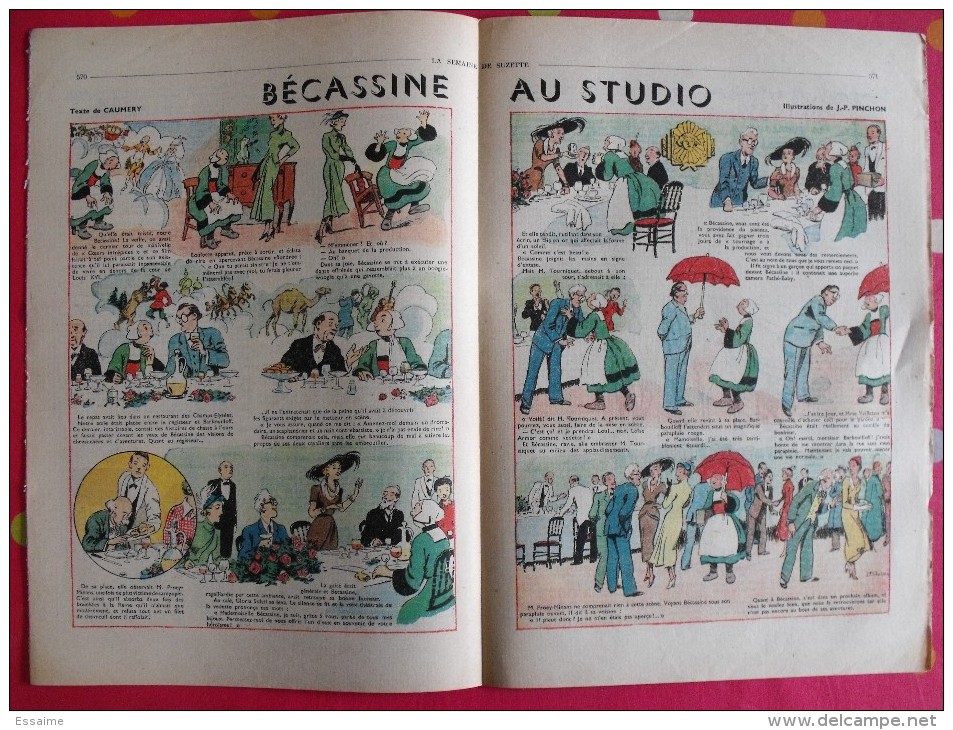 13 revues La Semaine de Suzette 1950. Bécassine Pinchon, Manon Iessel, Sels, Pécoud, Salcedo, Desrieux. A redécouvrir