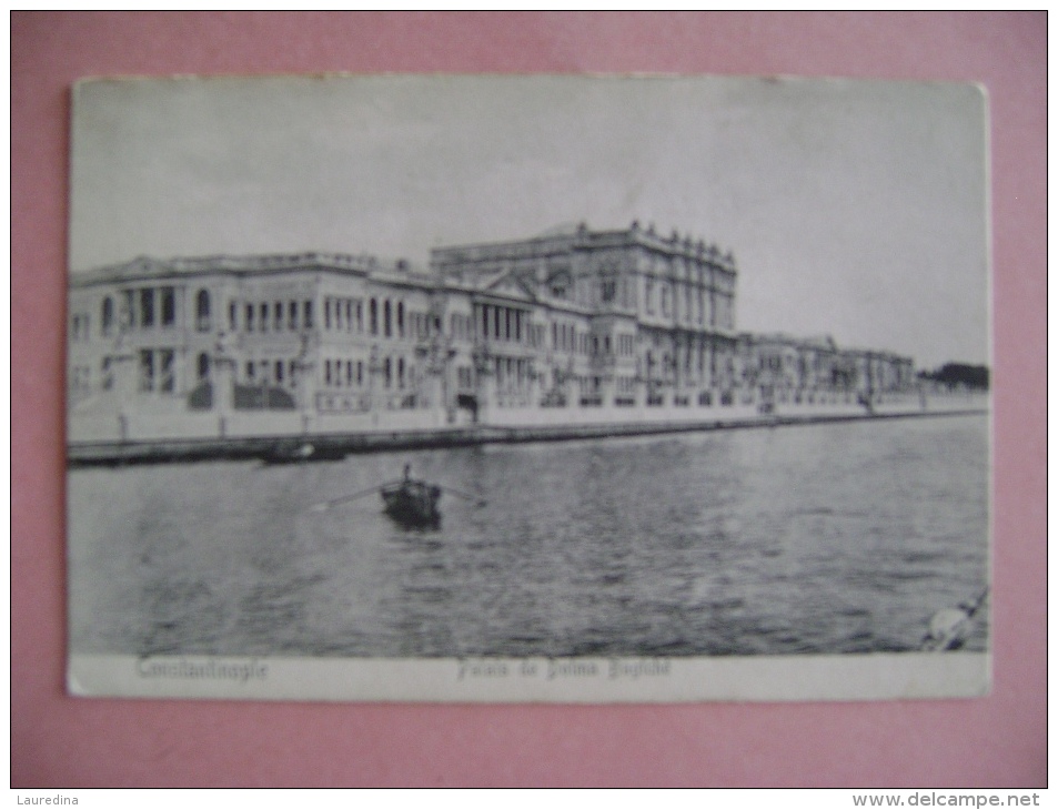 CP TURQUIE -  CONSTANTINOPLE - PALAIS DE DOLMA BAGTCHE - Turquie