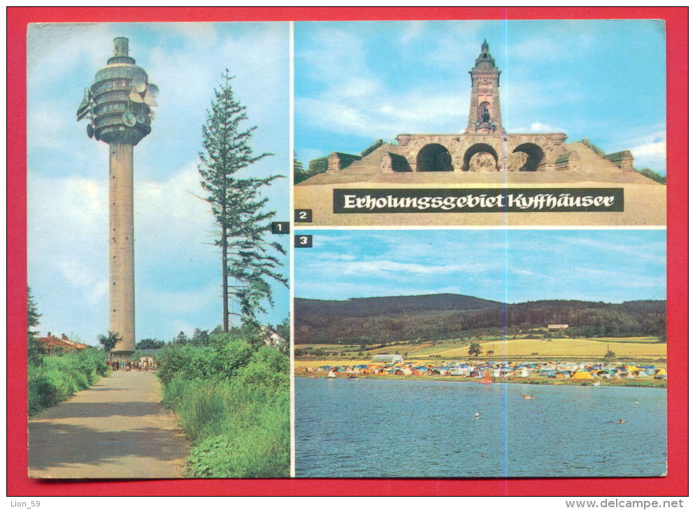 161570 / Erholungsgebiet Kyffhäuser  -  TV  TELEVISION TOWER , Fernsehturm , SEA BEACH , MONUMENT - Germany Allemagne - Kyffhaeuser