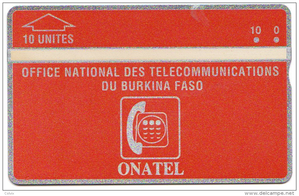 BURKINA FASO REF MV CARDS BKF-01  10 U  N° 105H  Année 1991 MINT - Burkina Faso