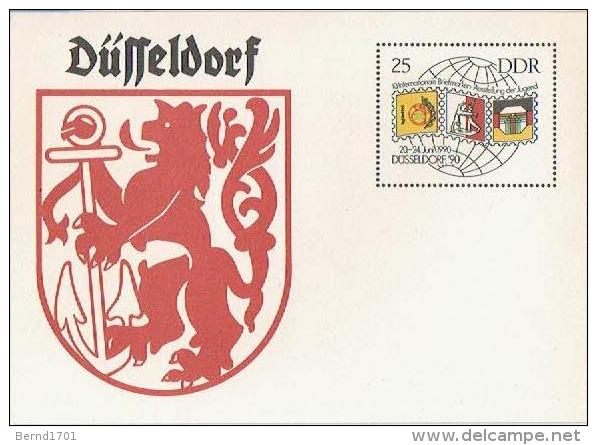 DDR / GDR - Ganzsache Postkarte Ungebraucht / Postcard Mint (D855) - Postcards - Mint