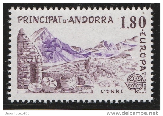 Andorre Français 1983 - Timbres Yvert & Tellier N° 313 Et 314 - Unused Stamps