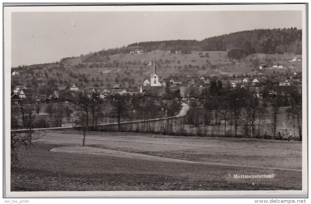 AK ZH METTMENSTETTEN 1938-11-03 Zürich Foto Bürgi - Mettmenstetten