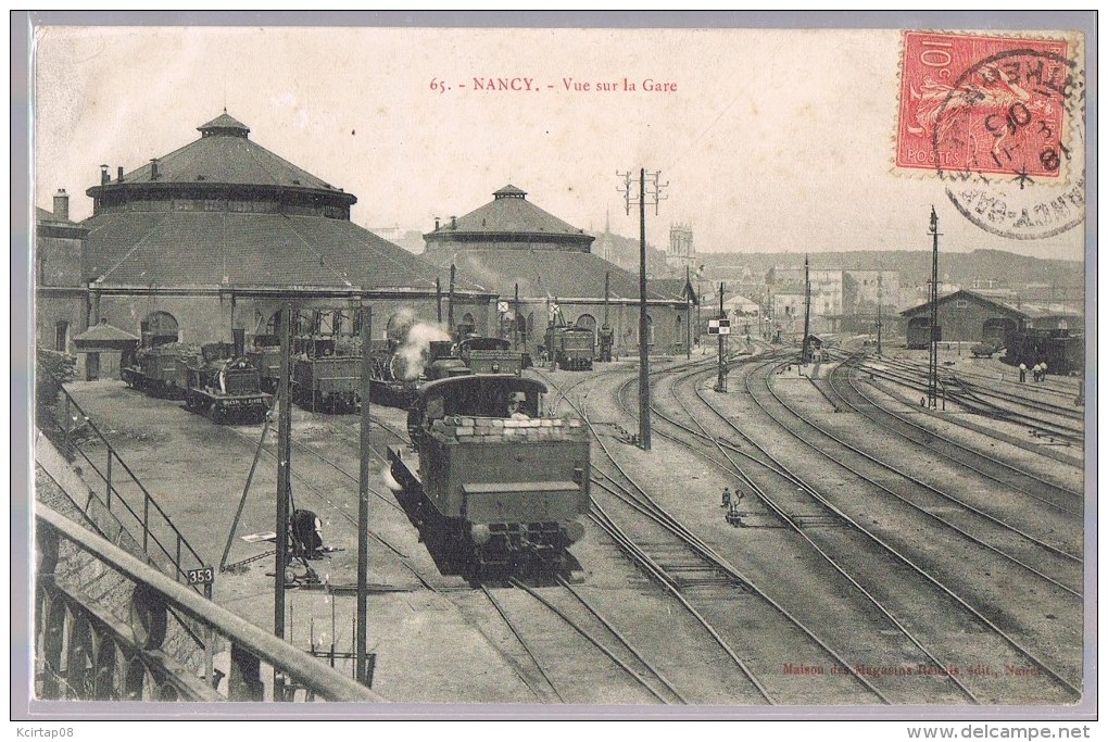 NANCY . Vue Sur La Gare . - Nancy