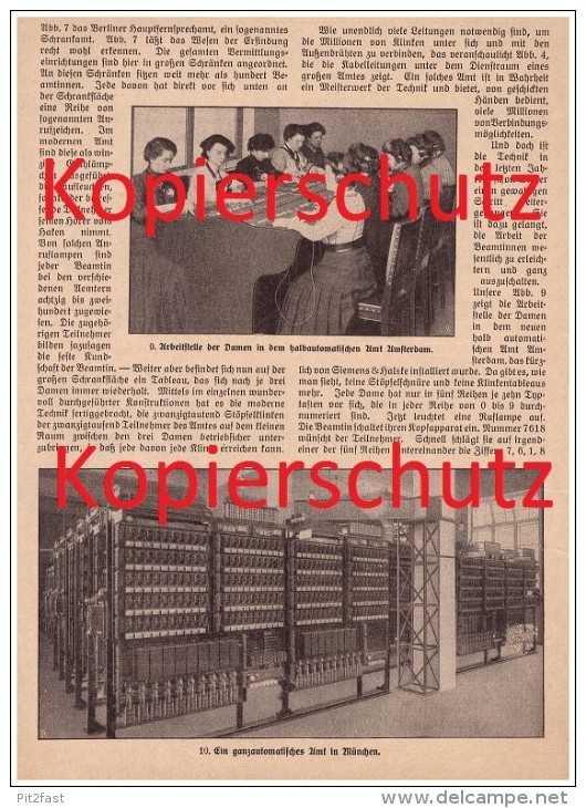 Original Zeitungsbericht - 1911 - 50 Jahre Telephon , Philipp Reis , Telephonamt Berlin , München , Telefon !!! - Telephony