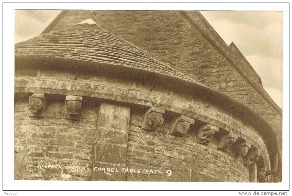 RB 1012 - W.A. Call Cambria Series Real Photo Postcard  -  Corbel Table-East Kilpeck Church - Herefordshire - Herefordshire