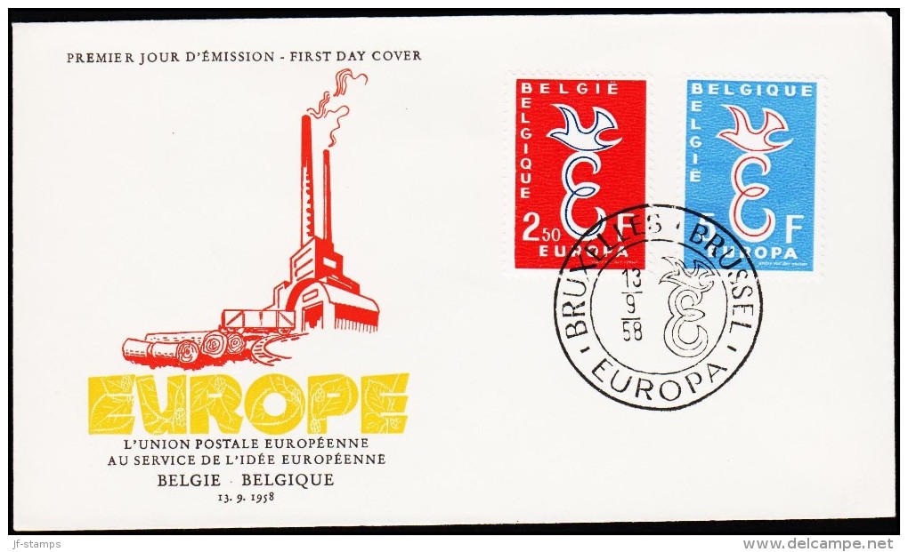1958. EUROPA FDC 13.9.58.  (Michel: 1117-1118) - JF125127 - Non Classés