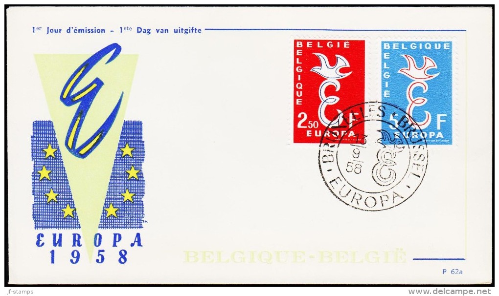 1958. EUROPA FDC 13.9.58.  (Michel: 1117-1118) - JF125131 - Non Classés