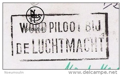 Flamme Postale -Vlagstempel : "WORD PILOOT BIJ DE LUCHTMACHT" - Sellados Mecánicos