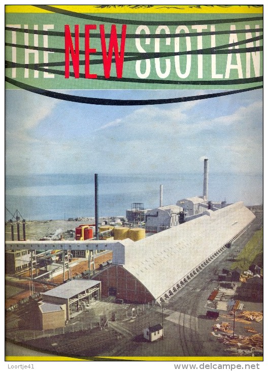 Magazine Revue - The New Scotland - Building And Inginering Development 1958 - Ingeniería