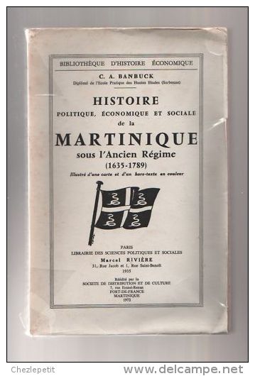 HISTOIRE DE LA MARTINIQUE 1635 1789  C.A.BANBUCK 1972 - Non Classés