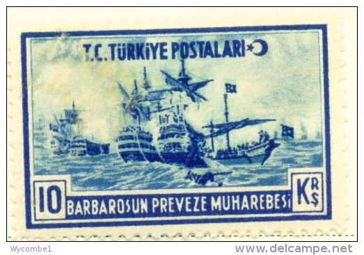 TURKEY  -  1941  Barbarossa  10k  Mounted/Hinged Mint - Unused Stamps