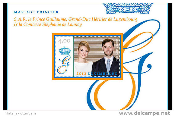 Luxemburg / Luxembourg - MNH / Postfris - Sheet Koninklijk Huwelijk 2012 - Nuovi