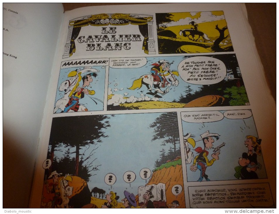 1975 LUCKY LUKE  Le Cavalier Blanc - Lucky Luke