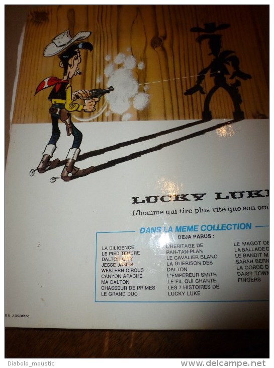 1975 LUCKY LUKE  Le Cavalier Blanc