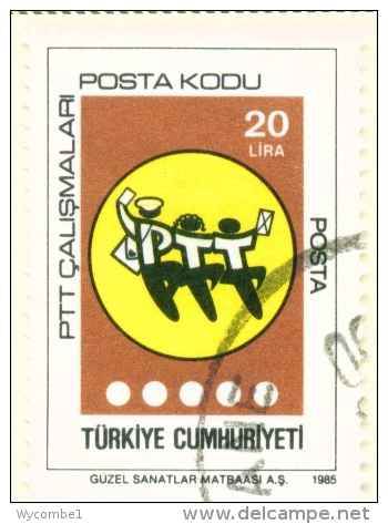 TURKEY  -  1985  Post Codes  20l  Used As Scan - Used Stamps