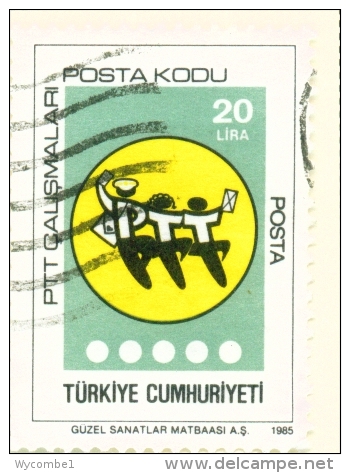 TURKEY  -  1985  Post Codes  20l  Used As Scan - Usados