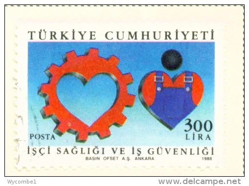 TURKEY  -  1988  Health  300l  Used As Scan - Used Stamps