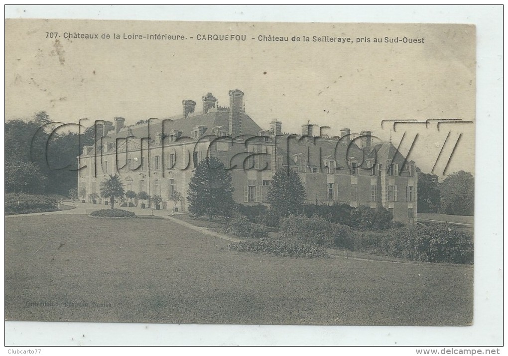 Carquefou (44) : Le Château Pris De LaSeillerayeu  En 1913 PF - Carquefou