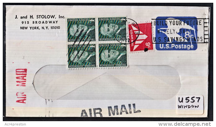 B0484 USA 1972, U557 Pre-paid Stationery Used - 1961-80