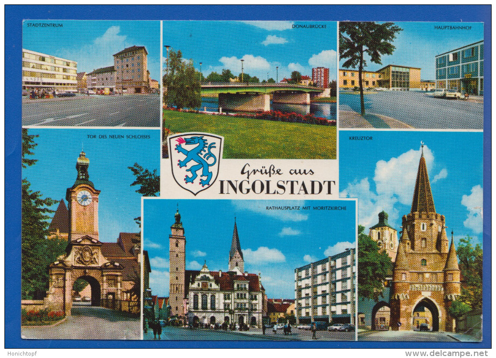 Deutschland; Ingolstadt An Der Donau; Multibildkarte - Ingolstadt