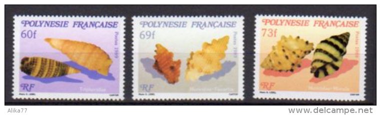 POLYNESIE     Neuf **    Y. Et T.   N° 343 / 345      Cote: 6,70 Euros - Neufs