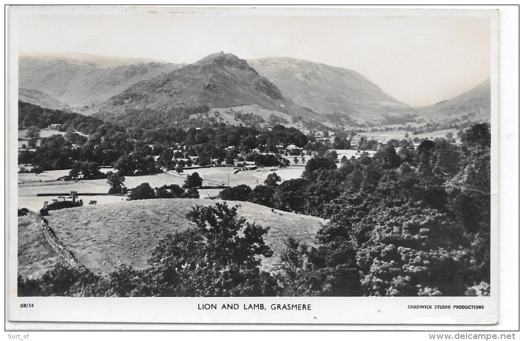 REAL PHOTO - GRASMERE - LION AND LAMB -  S790 - Grasmere