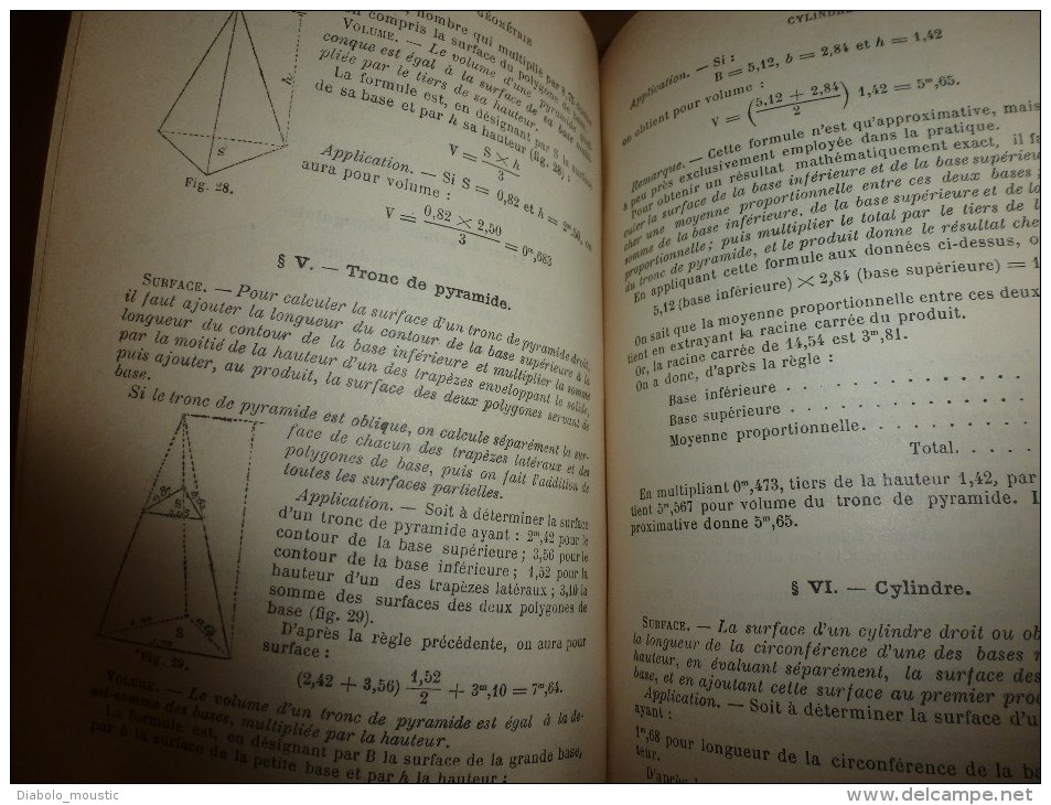 1903 Aide-Mémoire des Conducteurs des Ponts et Chaussées ,  Agents Voyers , etc   par J. Eug. Petit., Editeur Beranger