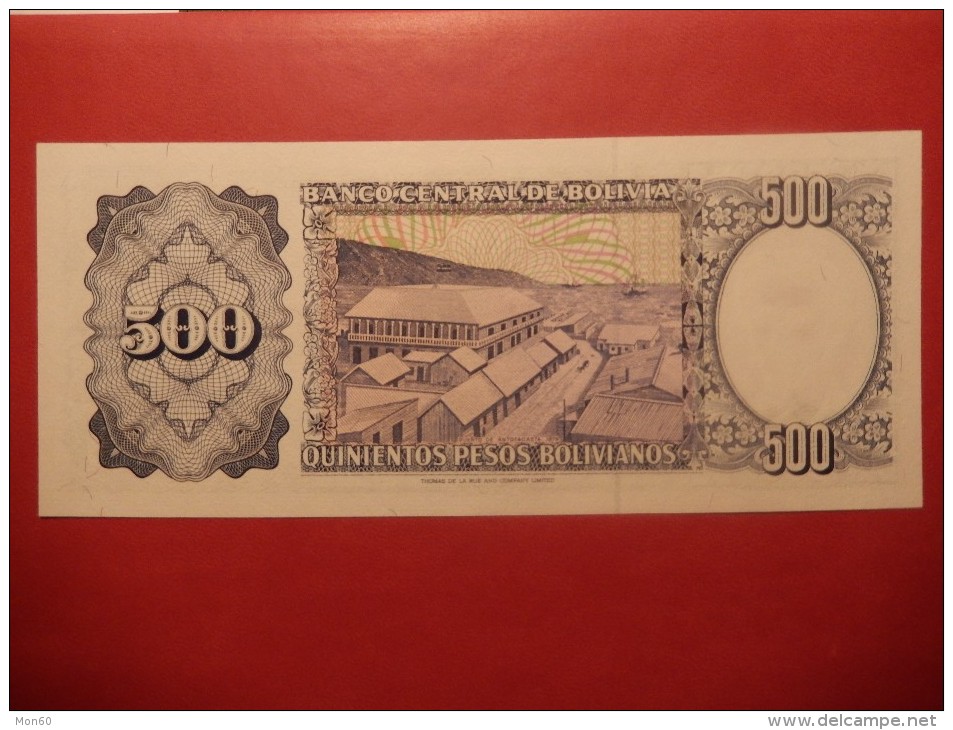 BOLIVIA 500 PESOS BOLIVIANOS 1981 FDS - Bolivië