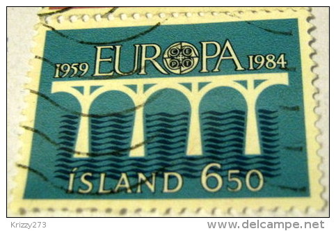 Iceland 1984 Europa CEPT 6.50kr - Used - Oblitérés