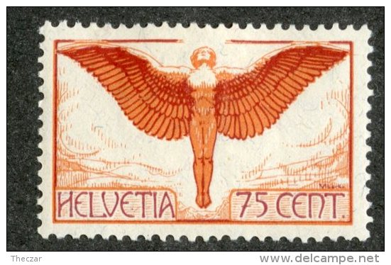 5494  Swiss 1934  Mi.# 190x * Scott # C11a  (cat. 20.€)  Offers Welcome! - Neufs