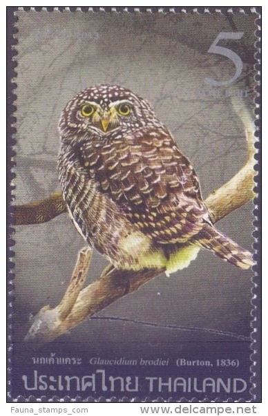 Thailand - Owls, Set Of 4 Stamps, MINT, 2013 - Owls