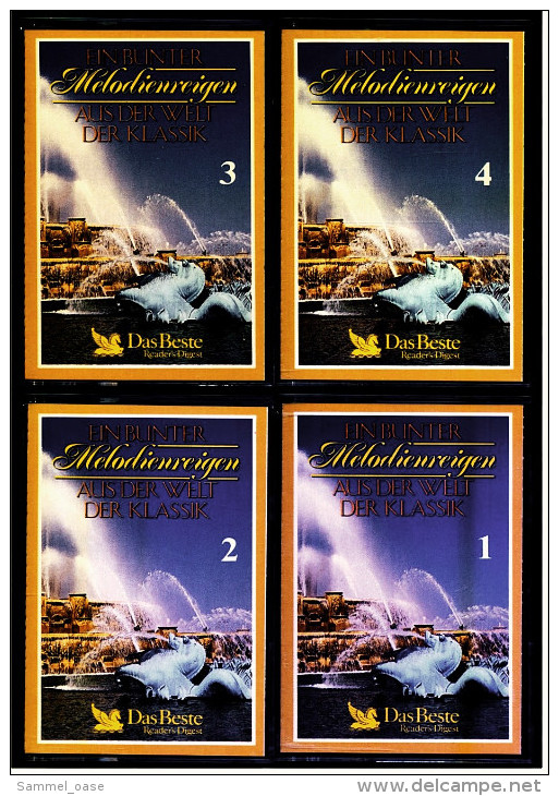 Ein Bunter Melodienreigen Aus Der Welt Der Klassik - 76 Titel Auf 4 Doppel-Musikkassetten - - Audio Tapes