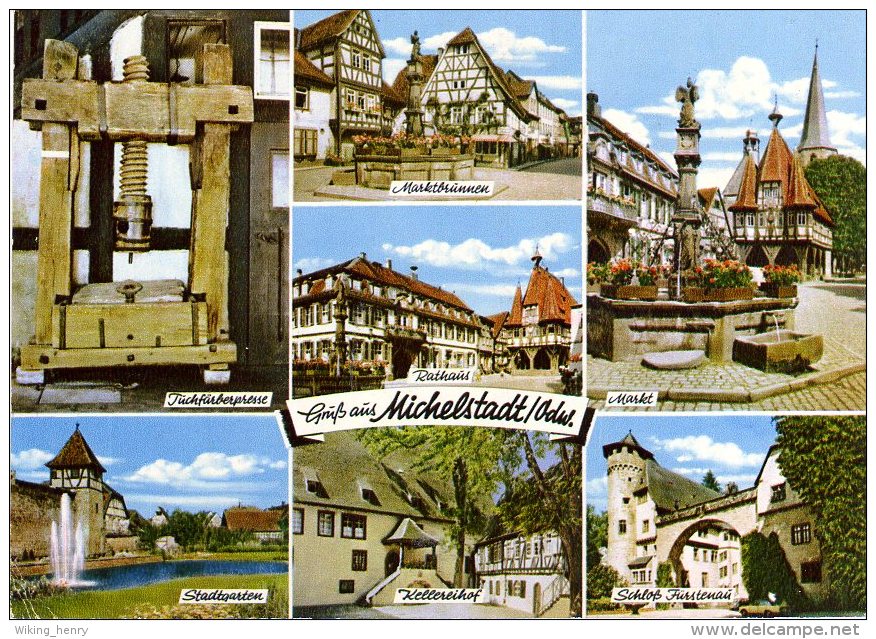 Michelstadt - Mehrbildkarte 8 - Michelstadt