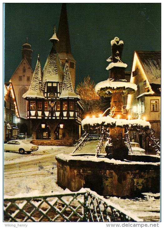 Michelstadt - Rathaus In Der Weihnachtszeit - Michelstadt