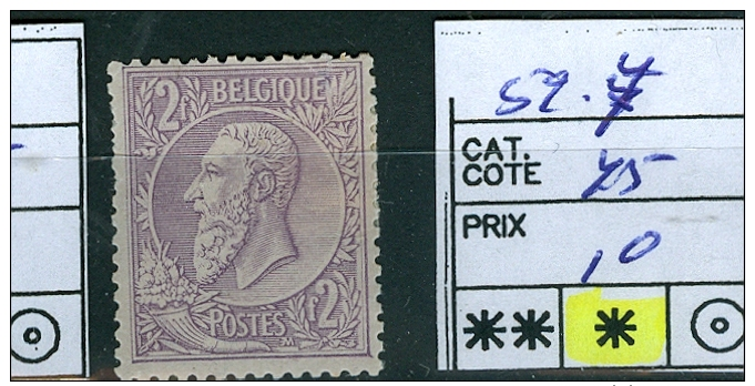 N° 52 -7    X  1884/91 - 1884-1891 Léopold II