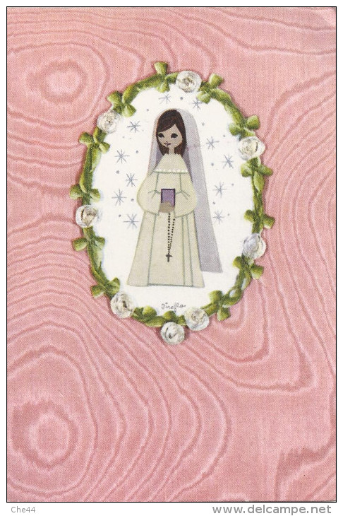 Carte De Communion Solenelle. (Voir Commentaires) - Communion