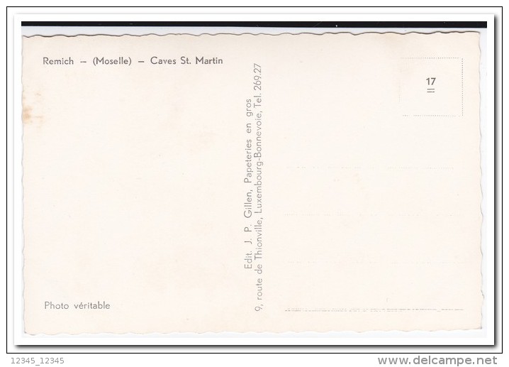 Remich-(Moselle)-Caves St. Martin - Remich