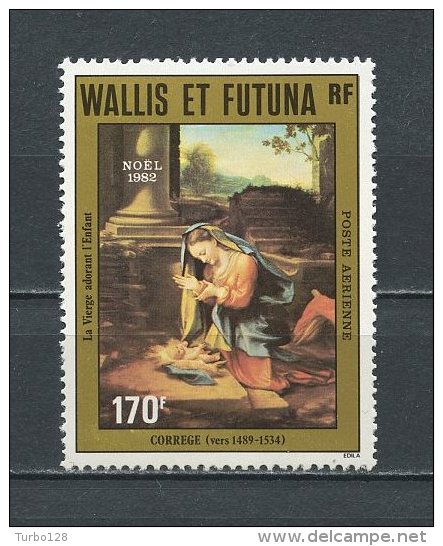 WALLIS FUTUNA 1982 PA N° 121 ** Neuf = MNH Superbe Cote 4.80 € Noël Christmas Peintures Paintings Le Corrège - Unused Stamps