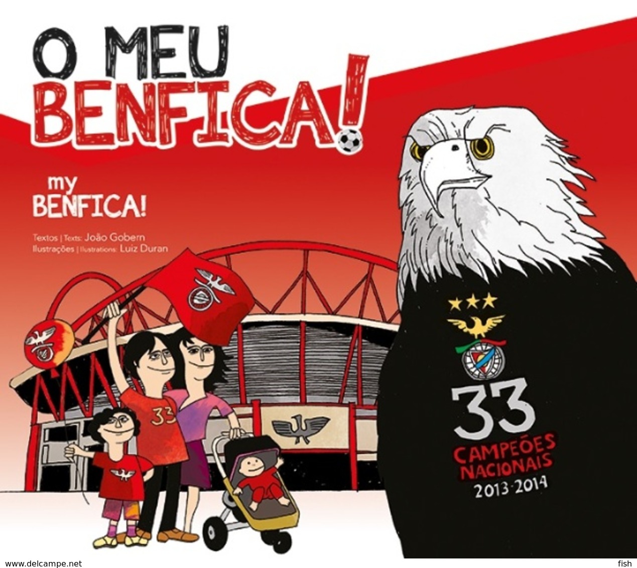 Portugal ** & CTT, Thematic Book With Stamps, My Benfica 2014 (6000) - Ungebraucht
