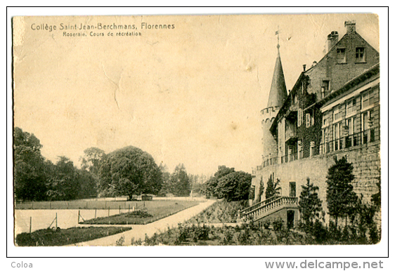 Collège Saint Jean Berchmans Florennes Roseraie Cour De Récréation - Florennes