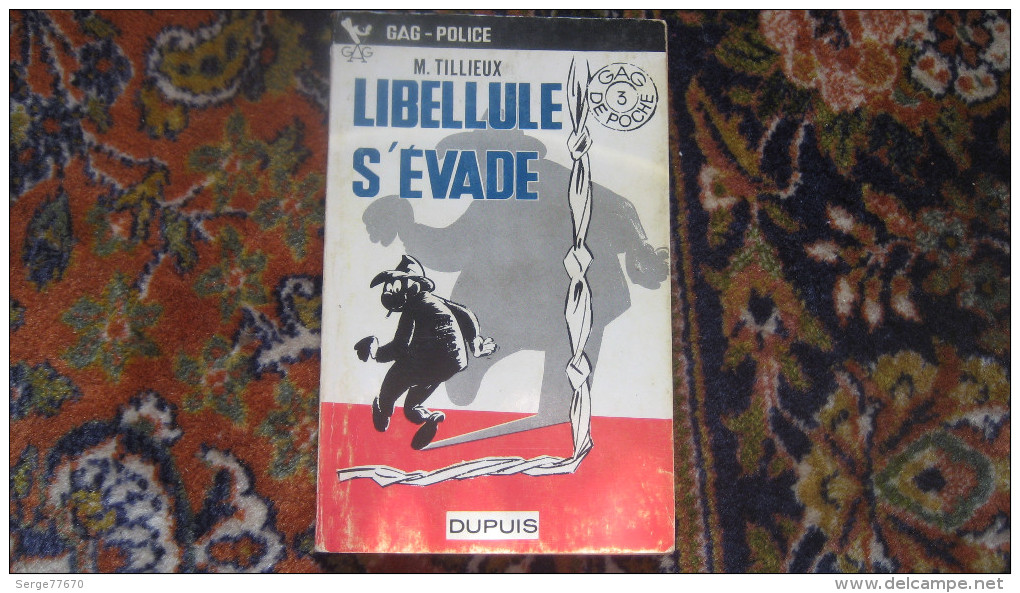 Spirou Gag De Poche 3 Libellule S'évade Dupuis Gags Tillieux Gil Jourdan - Gil Jourdan